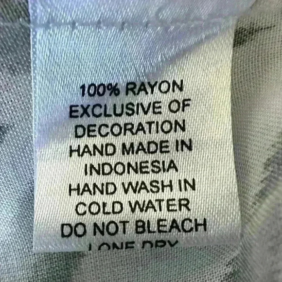 SKEMO NWOT Java Montana Short Dress Design Print Beaded With Elastic Waist Sz S - Picture 13 of 13